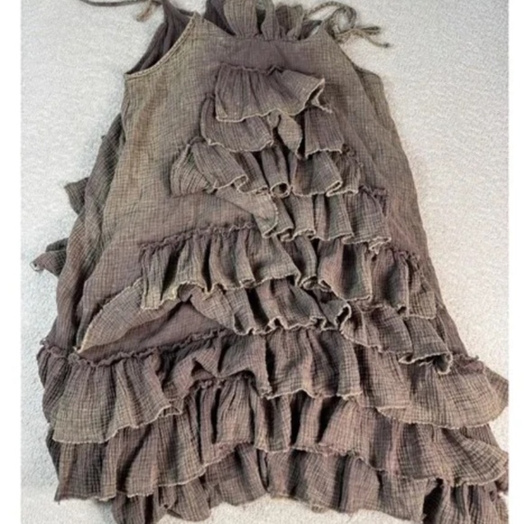 A Rare Bird Gauze Ruffle Dress - Picture 4 of 5